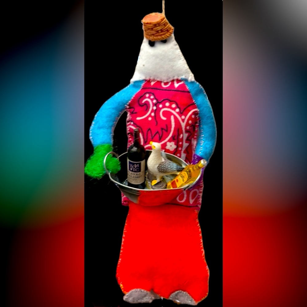 Mummer Ornament Hand Sewn